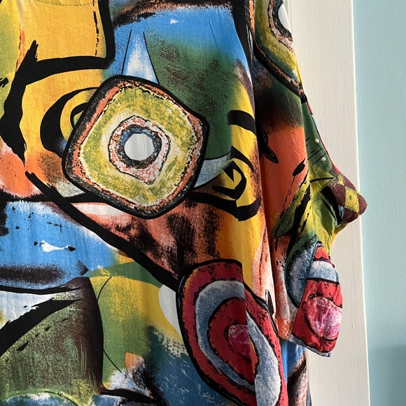 Funky Korean  Graphic bubble dresses. XL /XXL - Picture 5 of 8